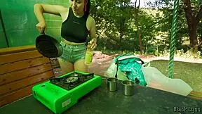 girlfriend experience includes camping, fishing, cooking, and outdoor sex