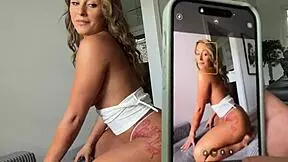 Latina Step Sister Monica Minx Poses In Secret Photoshoot For Doggystyle Creampie And Missionary Fantasy