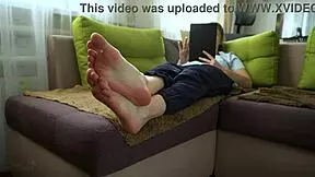 Look At Those Bare Soles, Sexy Teen!