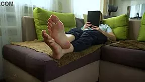 Look At Those Bare Soles, Sexy Teen!