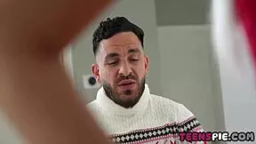 Lovely teen 18+ in sweet christmas pie