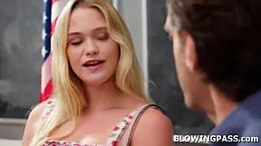 Blonde Teen 18+ Student Cant Get Enough Of Her Teachers Big Cock