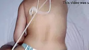 i'm this pretty latina girl having fun with my stepbrother's monster cock, sucking it so good.