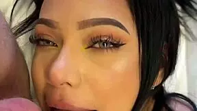 Backstage Sex With Hot Busty Latina Lingerie Model.