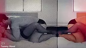 Hey, check out this teen redhead Aria Carson with her soft white skin as she fucks and rims an older guy, including blowjob, doggystyle, and cum in mouth