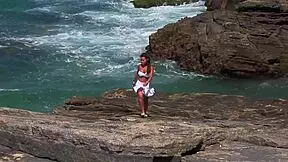 Jade Sin Gets Double Stuffed by White and Black Dicks in a Threesome