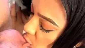 Backstage Sex With Hot Busty Latina Lingerie Model.