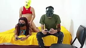 Look! I'm Fucking My Sister-In-Law While The Fool Plays, Doesn't He Realize My Dick Is In Her?