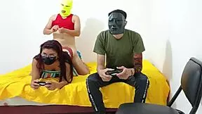 Look! I'm Fucking My Sister-In-Law While The Fool Plays, Doesn't He Realize My Dick Is In Her?