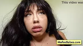 hey that teen brunette bianca bangs gets her shaved juicy cunt licked and ass too by billy boston