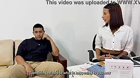 STRANGER THERAPY ENDS IN ROUGH INTERRACIAL SEX WITH MORENO BBC TO SLIM COLOMBIAN BABE AISHA FERRARI