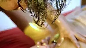 I felt every touch as mature Indian desi milf bhabhi massaged and fucked my tight pussy