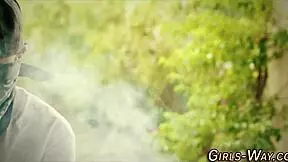 Teen Beauty Licks Pussy In Wild Threesome!