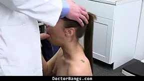 Doctor gets intensely naughty with his teen patient.