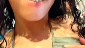 What happens when cute Latina babysitter Gabi Flores takes on that massive black cock for intense anal creampie action?