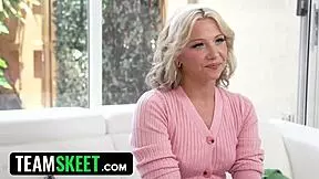 Cute Blonde Shoots First Porn