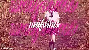 british teen 18+ humps pillow in uniform