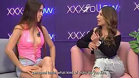 Teen Karolin Gomez With Natural Sexy Small Tits Talks About Her First Porn Scenes And Ends Up Having Hardcore Sex With The Famous Pipe Boy