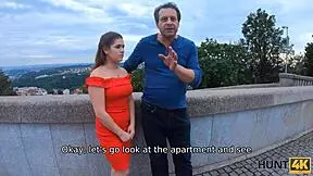 european brunette wife fucks for cash