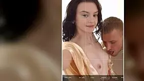 In Pure Kitty, a skinny teen seduces her boyfriend in an intimate moment