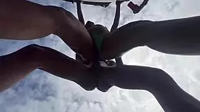 so these young crossdressers are out having group fun in public during the day