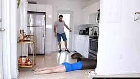 Bold Stepson Fucks Stepsister Stuck On Trash In Hardcore Group Bang