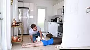 Bold Stepson Fucks Stepsister Stuck On Trash In Hardcore Group Bang