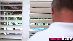 Stepdad Watching Stepdaughter Selfies Gets Boner