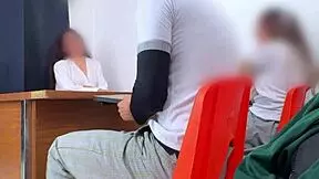 mexican teacher demands students' bodies for passing the extra exam in classroom