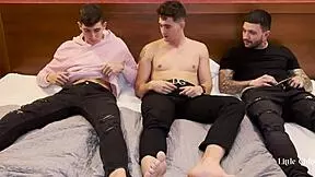 Little Chloe SHOWS Her SKILLS and ENDS UP in a GROUP ACTIVITY with THREE GUYS