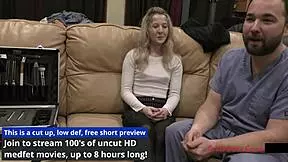 Stacy Shepard undergoes stimulating exam.