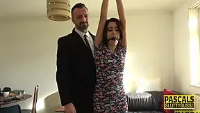 I untied my teen sub for rough fuck