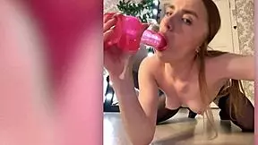 Hey, suck my cock then take it deep in your ass with fisting, says webcam girl vikusik22a