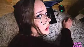 i watched harry potter with my friend katekuray, it was so fun...