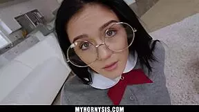 Super Horny Stepsister Addicted To Dick