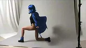 Is this amateur raven cosplay in public?