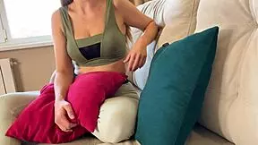 I had to fuck mom's russian friend to keep my secret with big tits and ass conversations