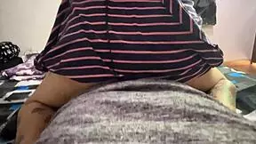 Man, I can't believe my stepsister is such a perra doing this wild stuff with me like wet solo masturbation and huge cock riding in cowgirl with her big ass latina body in homemade close up