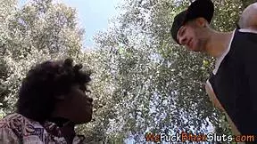 ebony teen babe rides cock in hardcore hd scene