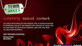 18 yo marissa clark takes monster cock in petite body first time!