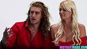 Stepmom & Stepson Foursome Sex On Television Show