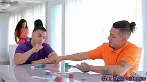 Why Do These Stepteen 18+s Gobble Huge Cocks In Wild 4some Action With Taboo Cum In Mouth Finishes?