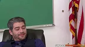 18yo Blonde Carmen Callaway Fucks Hard For Facial Cumshot