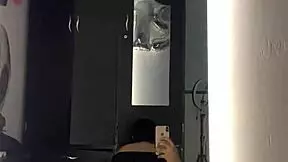 i love watching myself fuck in the mirror as a dark latina.