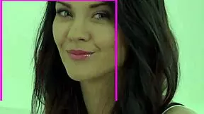 Gorgeous teen Sheron gets face stuffed with big hard cock until he cums