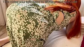 Russian Stepmom Fucks Stepson in Bent Over Doggystyle to Keep Secret from Stepdad. Amateur Action with Conversations and English Subtitles