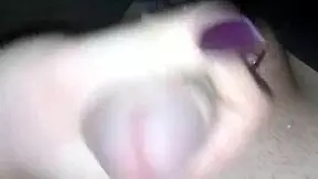 amature cum in pantyhose lingerie with fast handjob