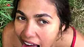 young babe wants to fuck in the bush pov.