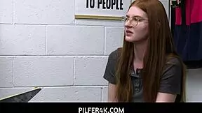 Pilfer4k - Nerdy Ginger Uses Pussy To Escape Trouble - Jane Rogers