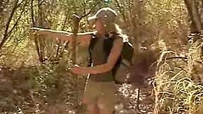 OUTDOOR TEEN LESBIAN PUSSY LICKING ACTION WITH CHLOE 18 FINGERING BRUNETTE BABE UNDRESSING AND TEASING